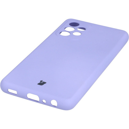 Etui Bizon Case Silicone do Galaxy A52s 5G, A52 5G, A52 4G, jasnofioletowe