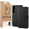 Etui z klapką Bizon Case Pocket do Galaxy S25 FE, czarne