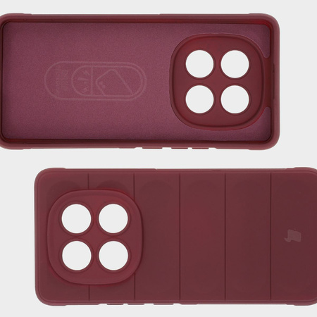 Pancerne etui Bizon Case Tur do Xiaomi Redmi Note 14 Pro 5G / Poco X7, burgundowe