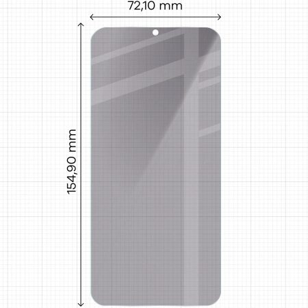 Prywatyzujące szkło hartowane Bizon Glass Clear Shadow Duo do Galaxy S25 Plus / S24 Plus, przyciemniane, 2 sztuki
