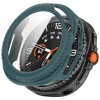 Etui ze szkłem do zegarka Bizon Case+Glass Watch do Samsung Galaxy Watch 8 Classic 46 mm, zielone