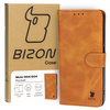 Etui z klapką Bizon Case Pocket do Motorola Moto G04 / G24, brązowe