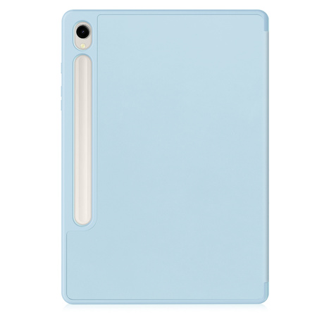 Etui Bizon Case Tab Lizard do Galaxy Tab S9, błękitne