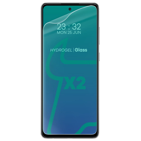 Folia hydrożelowa na ekran Bizon Glass Hydrogel, Galaxy A72, 2 sztuki