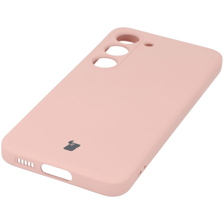 Etui Bizon Case Silicone Sq do Samsung Galaxy S23, jasnoróżowe