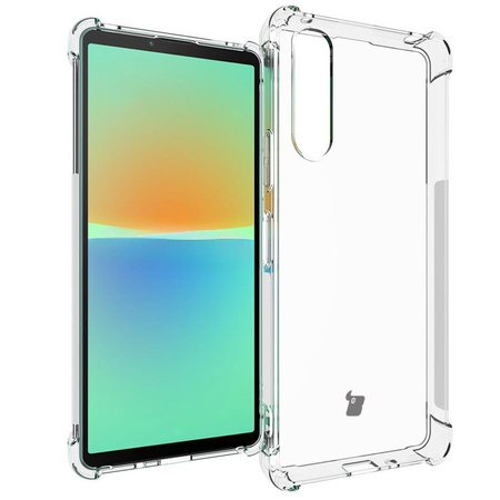 Etui + 2x szkło Bizon Case Clear Pack do Sony Xperia 10 V, przezroczyste