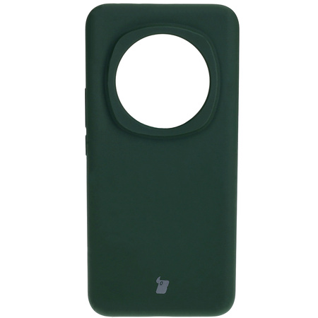 Silikonowe etui Bizon Soft Case do Honor Magic6 Pro, ciemnozielone