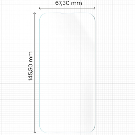 Folia hydrożelowa na ekran Bizon Glass Hydrogel Front do iPhone 16 Pro, 2 sztuki