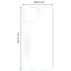 Folia hydrożelowa na tył Bizon Glass Hydrogel Back Duo, iPhone 14, 2 sztuki