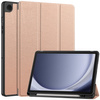 Etui Bizon Case Tab Lizard do Galaxy Tab A9 Plus, różowozłote