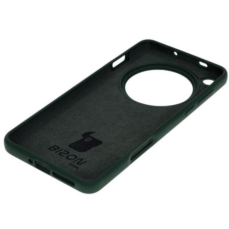 Silikonowe etui Bizon Soft Case do Oppo Find X8 Pro, ciemnozielone
