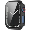 Etui ze szkłem Bizon Case, Case + Glass Set Apple Watch 8/7 45mm, czarne