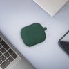 Silikonowe etui z karabińczykiem Bizon Case Headphone Silicone do Galaxy Buds 3/3 Pro/3 FE, ciemnozielone