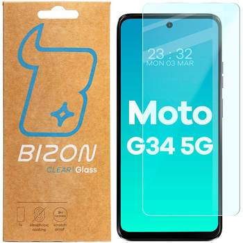 Szkło hartowane Bizon Glass Clear 2 do Motorola Moto G34 / G45 5G