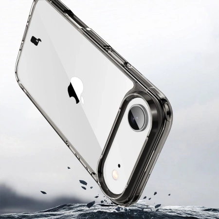 Etui Bizon Case Halo do iPhone Air, przydymione-czarne