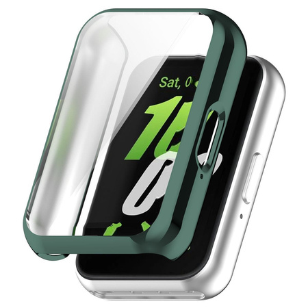 Etui Bizon Case Watch Felipe do Galaxy Fit 3, zielone