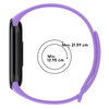 Pasek Bizon Strap Watch Dots do Xiaomi Mi Smart Band 8, fioletowy