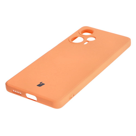 Etui Bizon Case Silicone Sq do Xiaomi Poco F5, pomarańczowe