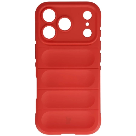 Pancerne etui Bizon Case Tur do iPhone 17 Pro, czerwone