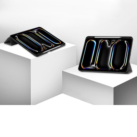Etui Bizon Case Tab Lizard do iPad Pro 13" 2025 / 2024, szare