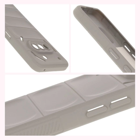 Pancerne etui Bizon Case Tur do Nothing Phone (3a), jasnoszare