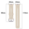 Pasek Bizon Strap Watch Silicone Pro SR do Huawei Watch Fit 4 / 4 Pro / 3, beżowy