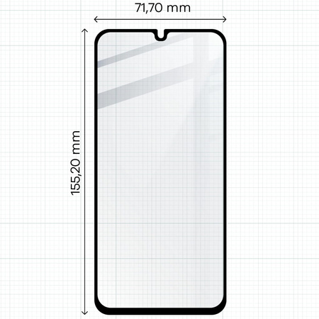 2x Szkło + szybka na aparat BIZON Edge 2 Pack do Galaxy A15 4G/5G