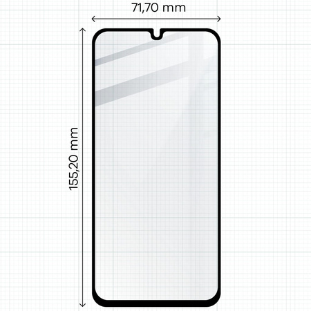 Szkło hartowane Bizon Glass Edge 2 do Galaxy A15 4G/5G, Galaxy A25 5G / M15 5G