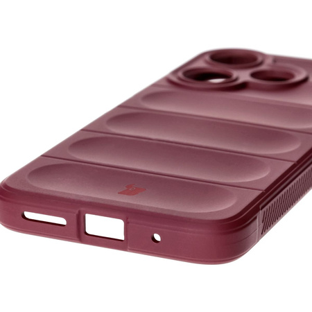 Pancerne etui Bizon Case Tur do Xiaomi Redmi 13 4G, burgundowe