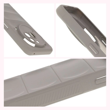 Pancerne etui Bizon Case Tur do Nothing Phone (3a) Pro, jasnoszare