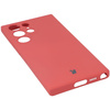 Etui Bizon Case Silicone Sq do Galaxy S23 Ultra, brudny róż