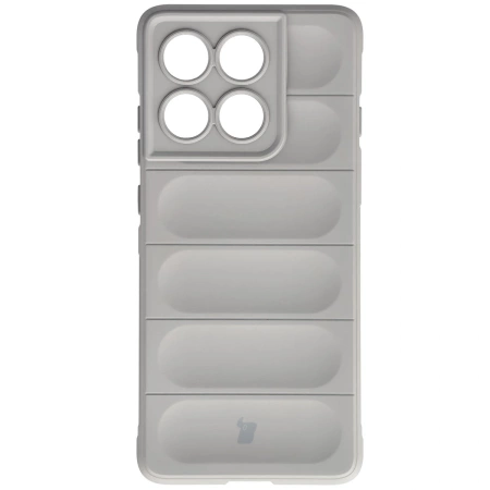 Pancerne etui Bizon Case Tur do Motorola Edge 60 Pro, jasnoszare