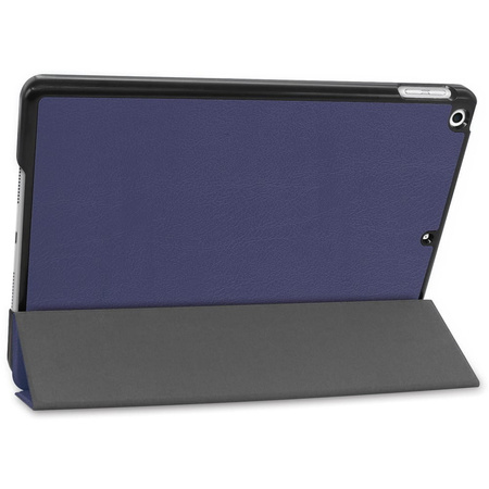 Etui Bizon Case Tab Croc do Apple iPad 9/8/7 10.2 2021/2020/2019, granatowe