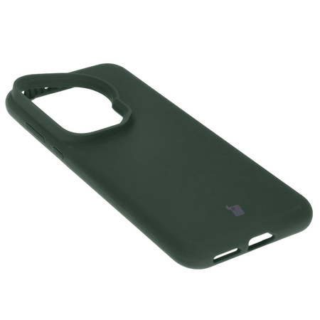 Silikonowe etui Bizon Soft Case do Huawei Pura 70 Ultra, ciemnozielone