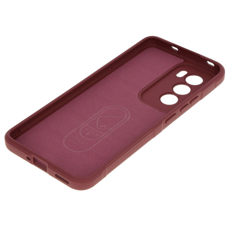 Pancerne etui Bizon Case Tur do Oppo Reno 12, burgundowe