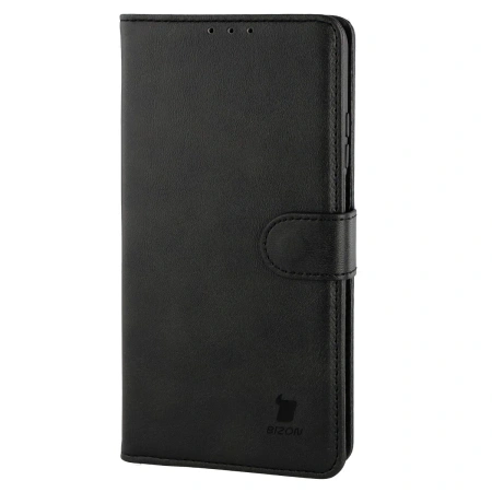Etui z klapką Bizon Case Pocket do Motorola Moto G57 Power / G67 Power, czarne