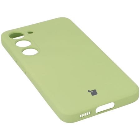 Etui Bizon Case Silicone Sq do Samsung Galaxy S23, jasnozielone