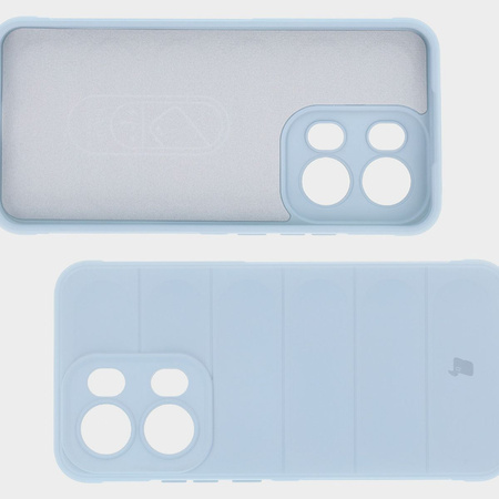 Pancerne etui Bizon Case Tur do Oppo Reno13 Pro, jasnoniebieskie