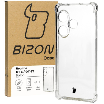 Elastyczne etui Bizon Case Salpa do Realme GT 6 / GT 6T / GT Neo 6 / GT Neo 6 SE, przezroczyste