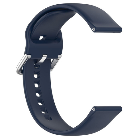 Pasek silikonowy do smartwatcha, Bizon Strap Watch Silicone Pro N, Quick Release 22 mm, granatowy