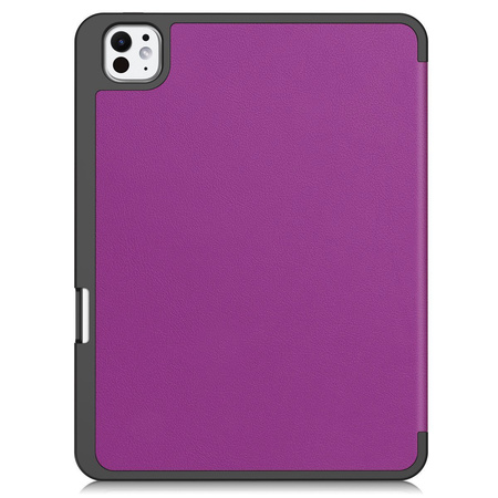 Etui Bizon Case Tab Lizard do iPad Pro 11" 2025 / 2024, ciemnofioletowe