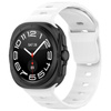 Silikonowy pasek Bizon Strap Watch Silicone G do Galaxy Watch Ultra 2 / 1, biały