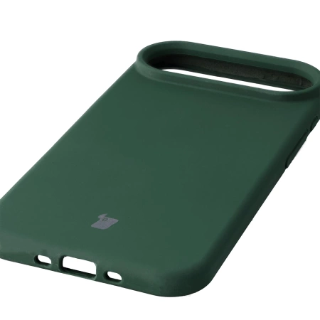 Silikonowe etui Bizon Soft Case do iPhone Air, ciemnozielone