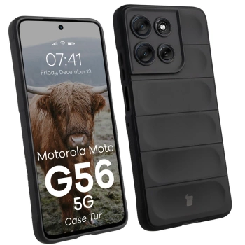 Pancerne etui Bizon Case Tur do Motorola Moto G56 5G, czarne