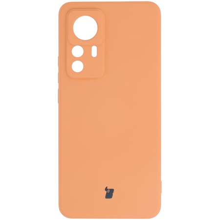 Etui Bizon Case Silicone Sq do Xiaomi 12T Pro, pomarańczowe