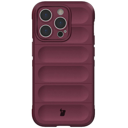 Pancerne etui Bizon Case Tur do iPhone 14 Pro, burgundowe
