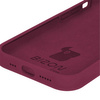 Etui silikonowe Bizon Soft Case do iPhone 15, ciemnofioletowe