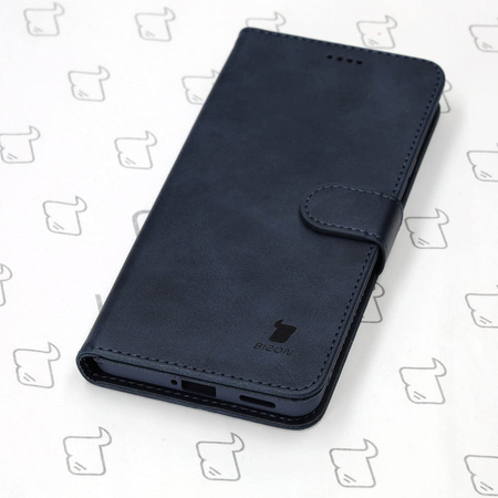 Etui Bizon Case Wallet do Xiaomi Poco F4, granatowe