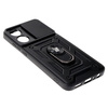 Etui Bizon Case CamShield Ring do Oppo A78 4G, czarne