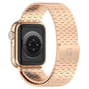 Pasek ze stali nierdzewnej Bizon Strap Watch Titanium do Apple Watch 38/40/41/42 mm, różowozłoty